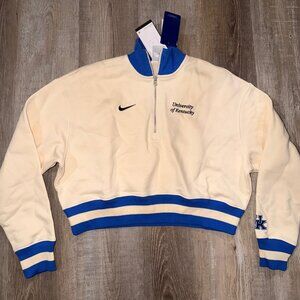 Nike Kentucky Wildcats Women's Vintage Sweatshirt Blue NWT $80 NCAA Pullover